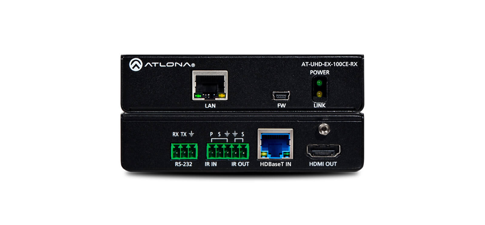 Receptor de audio HDMI 4K con Ethernet, control y PoE