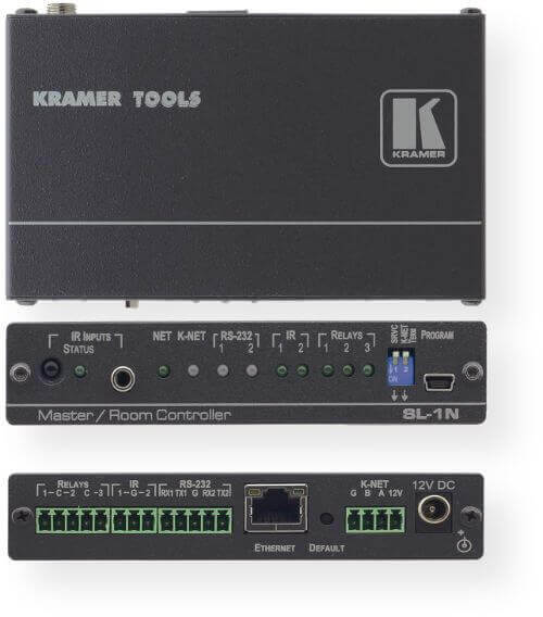Controlador Ethernet de Sala, 7 puertos Serie e IR
