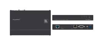 Kramer TP-588D Extensor PoE HDMI/DVI con Ethernet, RS232, IR y desincrustación de audio estéreo